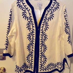 Linen jacket by Linnea